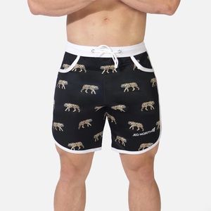 Jed North Ace Graphic Casual Shorts - Tiger